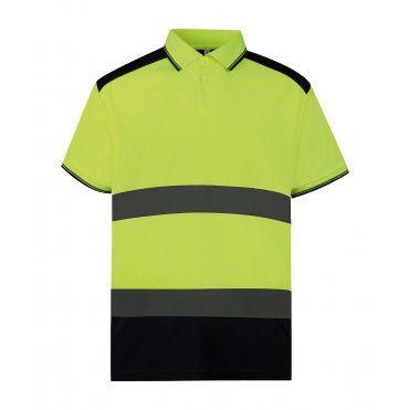 YK104 Hi-Visibility 2-Tone Polo Shirt (Hvj220)