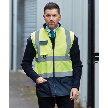 YK105 Hi-Visibility Padded Bodywarmer (Hv005)