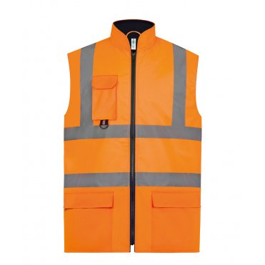 YK105 Hi-Visibility Padded Bodywarmer (Hv005)
