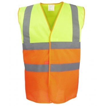 YK107 Hi-Visibility 2-Tone Waistcoat (Hvw122)