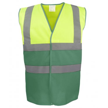 YK107 Hi-Visibility 2-Tone Waistcoat (Hvw122)