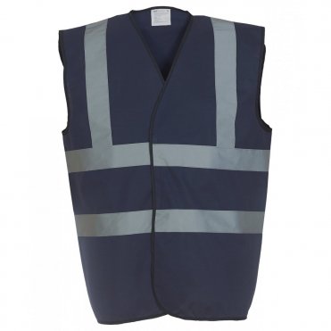 YK001 Hi-Visibility 2-Band-And-Braces Waistcoat (Hvw100)