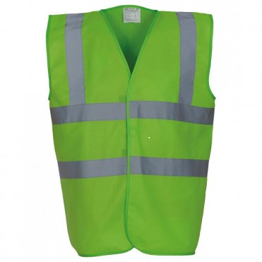 YK001 Hi-Visibility 2-Band-And-Braces Waistcoat (Hvw100)