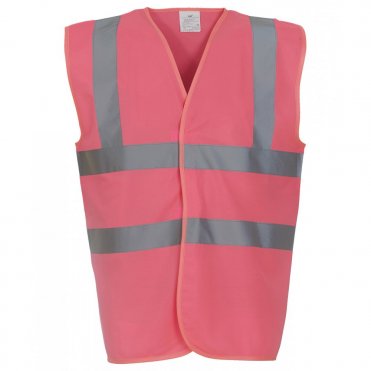 YK001 Hi-Visibility 2-Band-And-Braces Waistcoat (Hvw100)