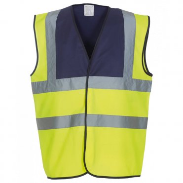 YK001 Hi-Visibility 2-Band-And-Braces Waistcoat (Hvw100)