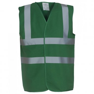 YK001 Hi-Visibility 2-Band-And-Braces Waistcoat (Hvw100)