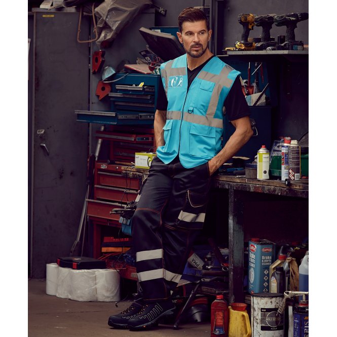 Yoko YK002 Multifunctional Executive Hi-Visibility Waistcoat (Hvw801)