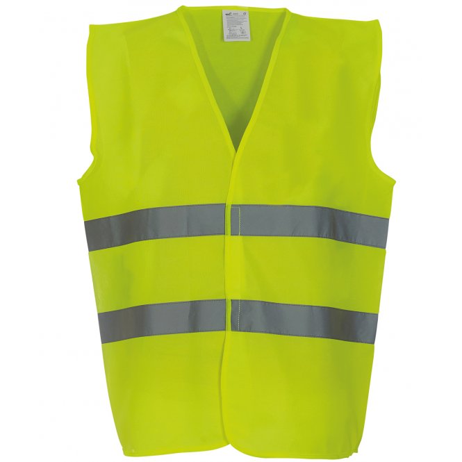 Yoko YK003 Hi-Visibility 2-Band Waistcoat (Hvw102)