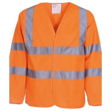 YK007 Hi-Visibility Long Sleeve Waistcoat (Hvj200)