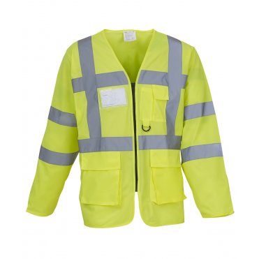 YK014 Hi-Visibility Executive Long Sleeve Waistcoat (Hvj800)