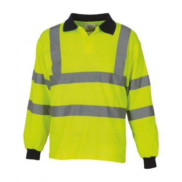 YK021 Hi-Visibility Long Sleeve Polo (Hvj310)