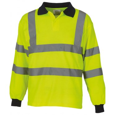 YK021 Hi-Visibility Long Sleeve Polo (Hvj310)