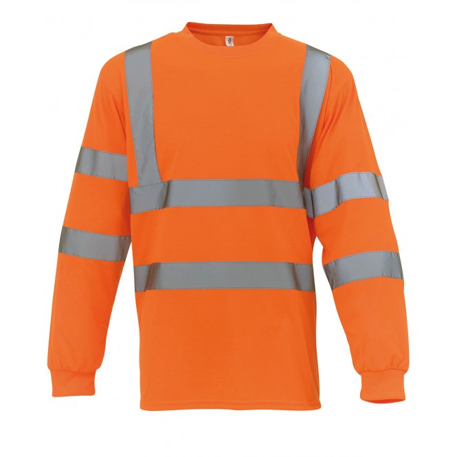 Yoko YK033 Hi-Visibility Long Sleeve T-Shirt (Hvj420)