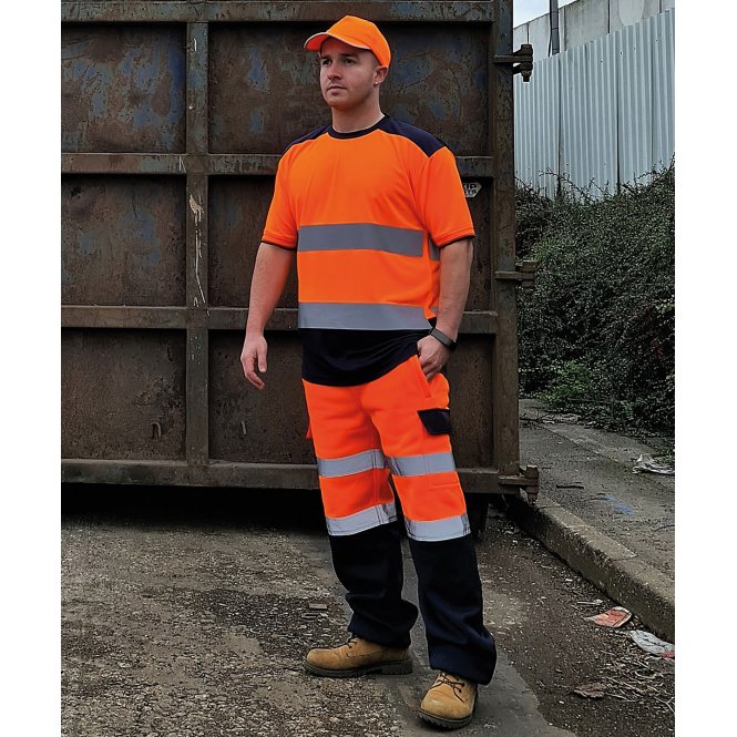 Yoko YK034 Hi-Visibility 2-Tone T-Shirt (Hvj400)