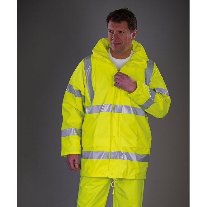 Yoko YK036 Hi-Visibility Soft Flex Breathable U-Dry Jacket (Hvs450)