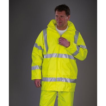 YK036 Hi-Visibility Soft Flex Breathable U-Dry Jacket (Hvs450)