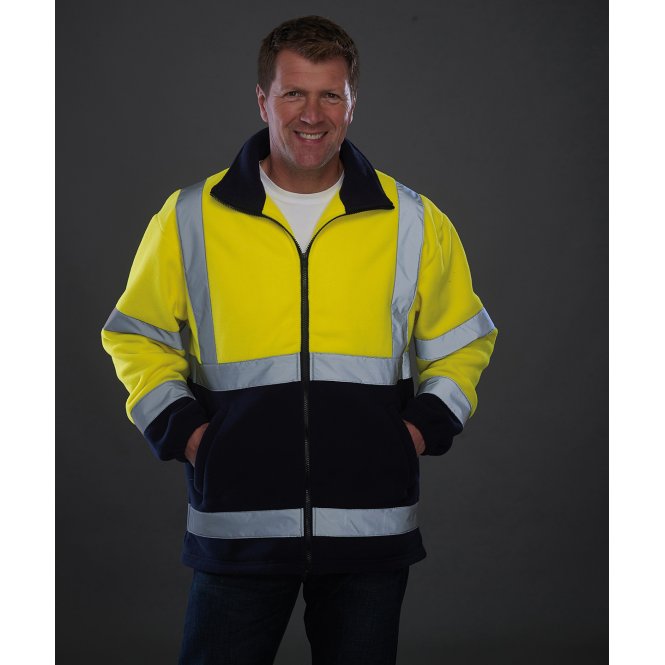 Yoko YK042 Hi-Visibility Heavyweight Fleece Jacket (Hvk08)
