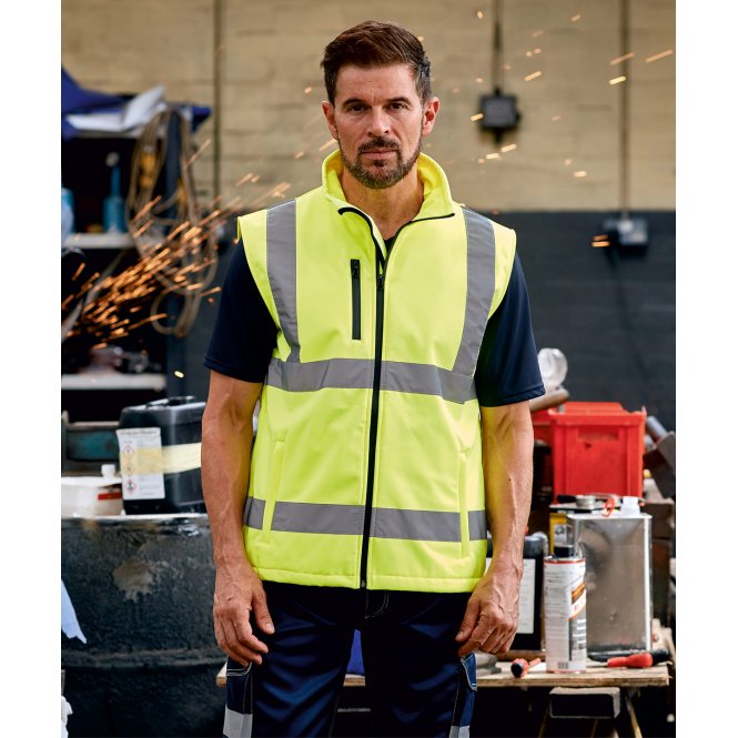 Yoko YK050 Hi-Visibility Softshell Gilet (Hv006)