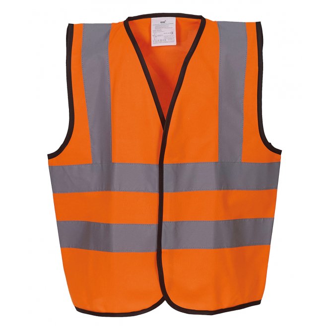 Yoko YK100 Children's Hi-Visibility 2 B&B Waistcoat (Hvw100ch)