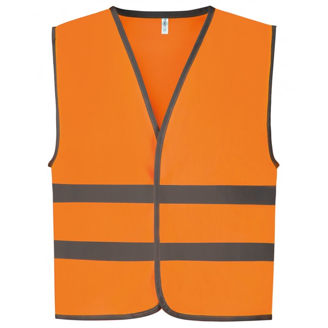 Yoko YK102 Hi-Visibility Reflective Border Children's Waistcoat (Hvw102ch)