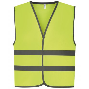 YK102 Hi-Visibility Reflective Border Children's Waistcoat (Hvw102ch)