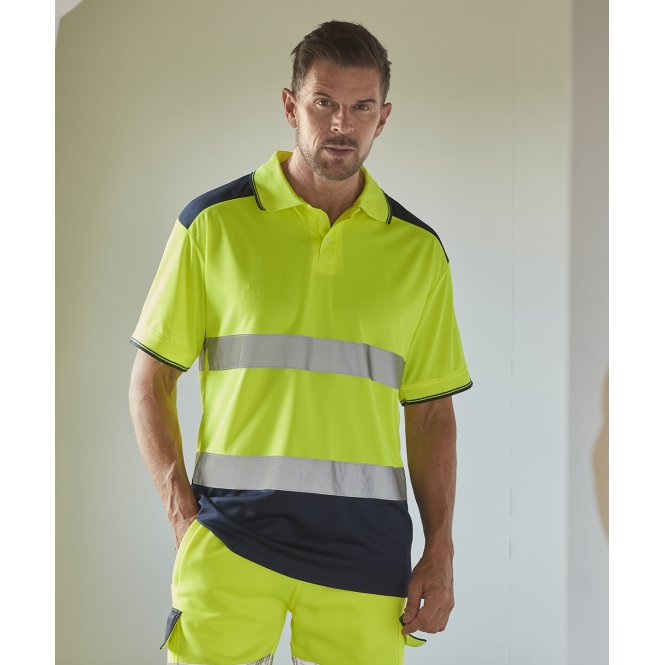 Yoko YK104 Hi-Visibility 2-Tone Polo Shirt (Hvj220)