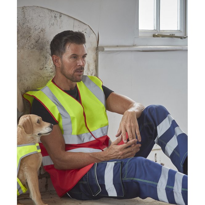 Yoko YK107 Hi-Visibility 2-Tone Waistcoat (Hvw122)